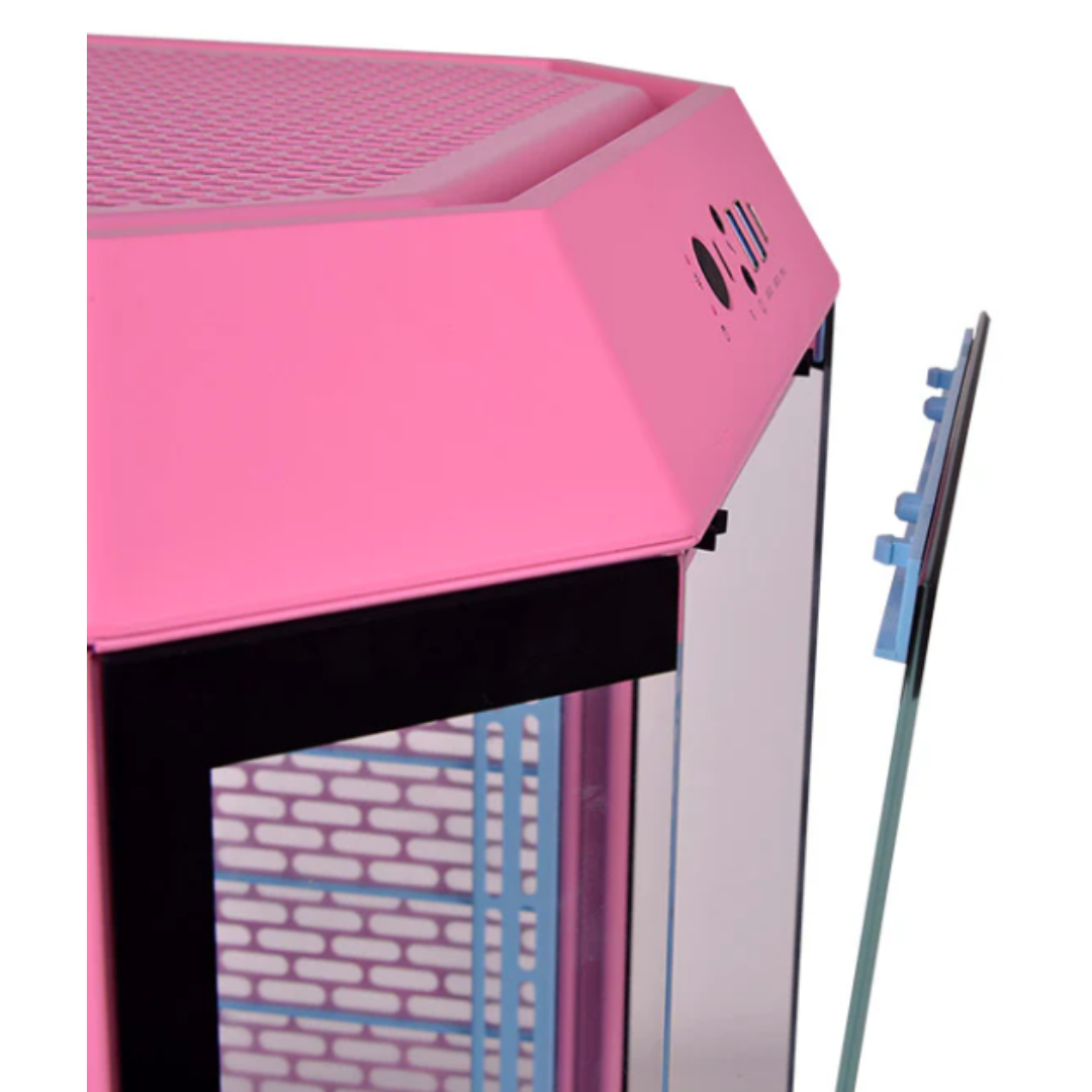 Gabinete Tt The Tower 300 Mid-tower Tg X3 Fan X2 Bubble Pink