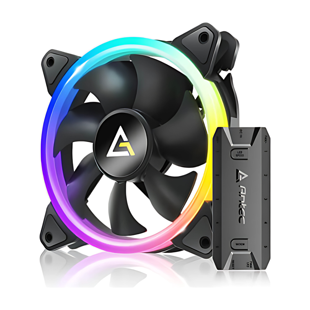 COOLER ANTEC FAN NEON 120 ARGB - 3 UNIDADES + CONTROLADORA SATA