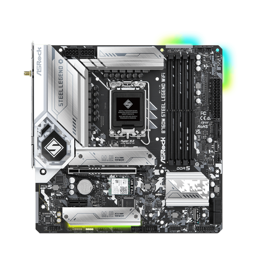 Asrock  Mother B760m Steel Legend Wifi Lga1700 Ddr5