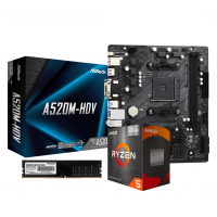 COMBO ACTUALIZACION AMD RYZEN 5 5600 GT  A520  8 GB