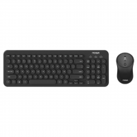COMBO NOGA TECLADO SLIM Y MOUSE WIRELESS NEGRO