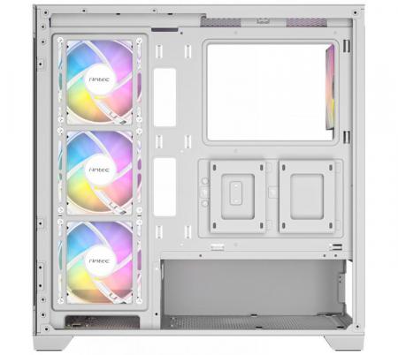 GABINETE GAMER ANTEC CX300 RGB ELITE WHITE 4X120MM RGB