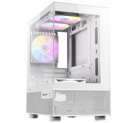 GABINETE GAMER ANTEC CX200M ELITE WHITE 5X120MM RGB 