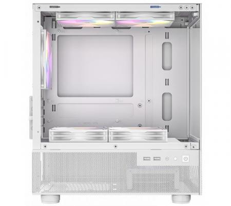 GABINETE GAMER ANTEC CX200M ELITE WHITE 5X120MM RGB 