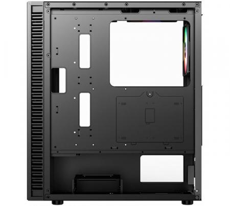 GABINETE GAMER XYZ MAVERICK BLACK 6X120MM ARGB