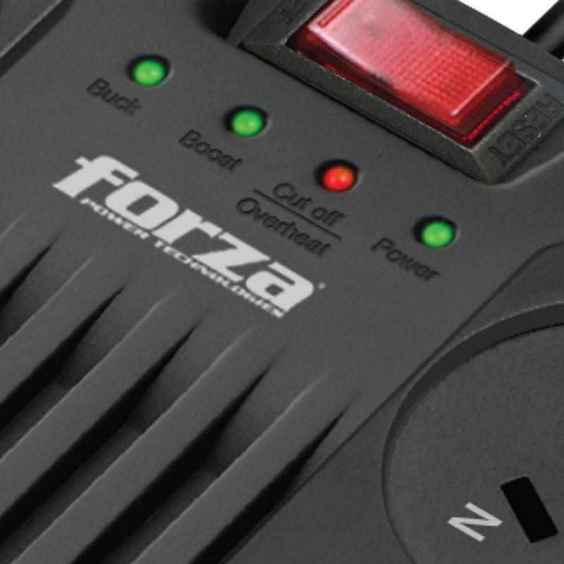 ESTABILIZADOR DE TENSION FORZA FVR-1201A REG 1200VA/600W