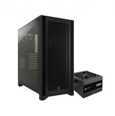 GABINETE GAMER THERMALTAKE H390 MID-TOWER TG FAN ARGB X4 BLACK C/FUENTE 750W 80P BRONZE
