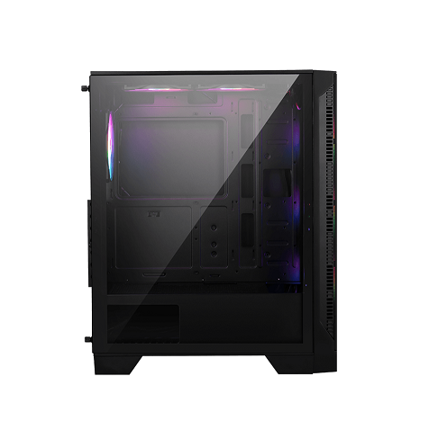 GABINETE GAMER MSI MAG FORGE 120A AIRFLOW TG MID TOWER FAN AUTO-RGB X6