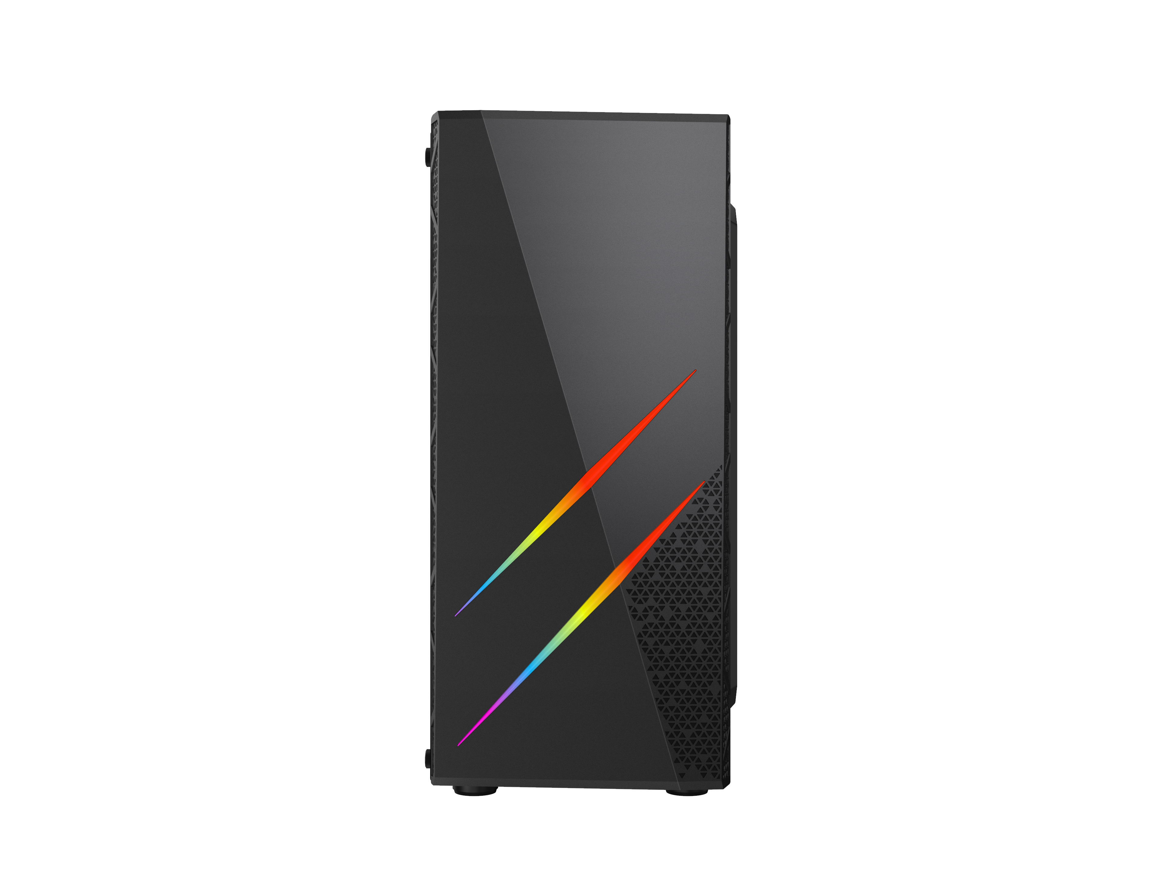 GABINETE GAMER RAPTOR BLAZE FORCE TG MID TOWER RGB FAN X1