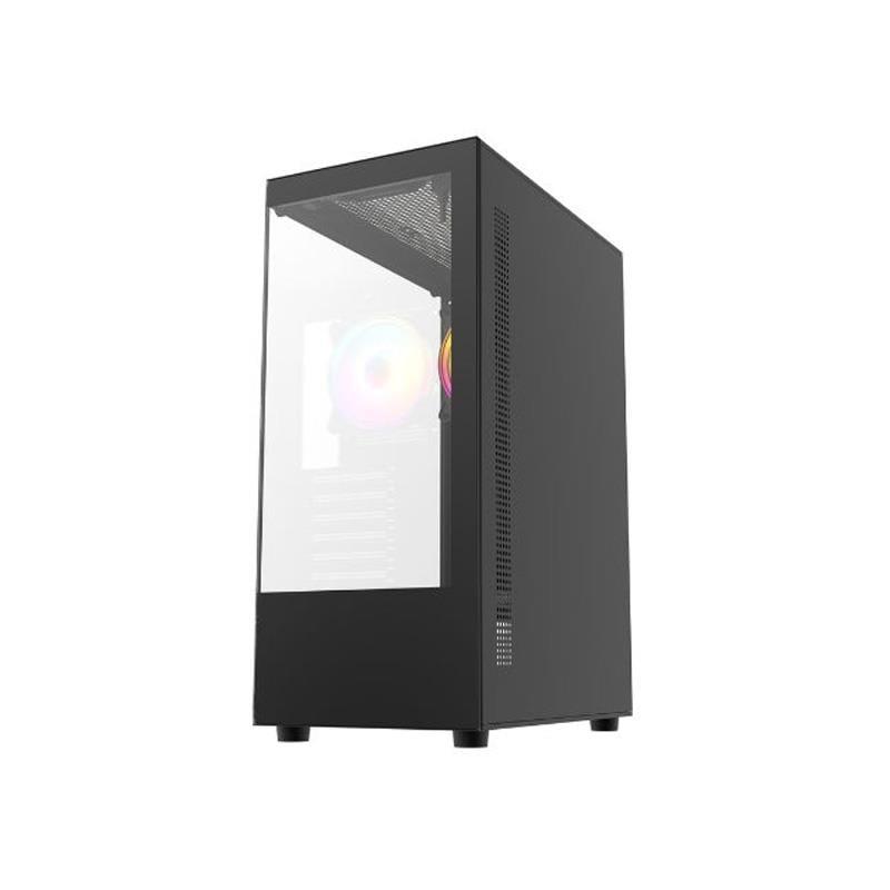  GABINETE GAMER SYX EQS 11 BLACK 1X FAN ARGB ATX 
