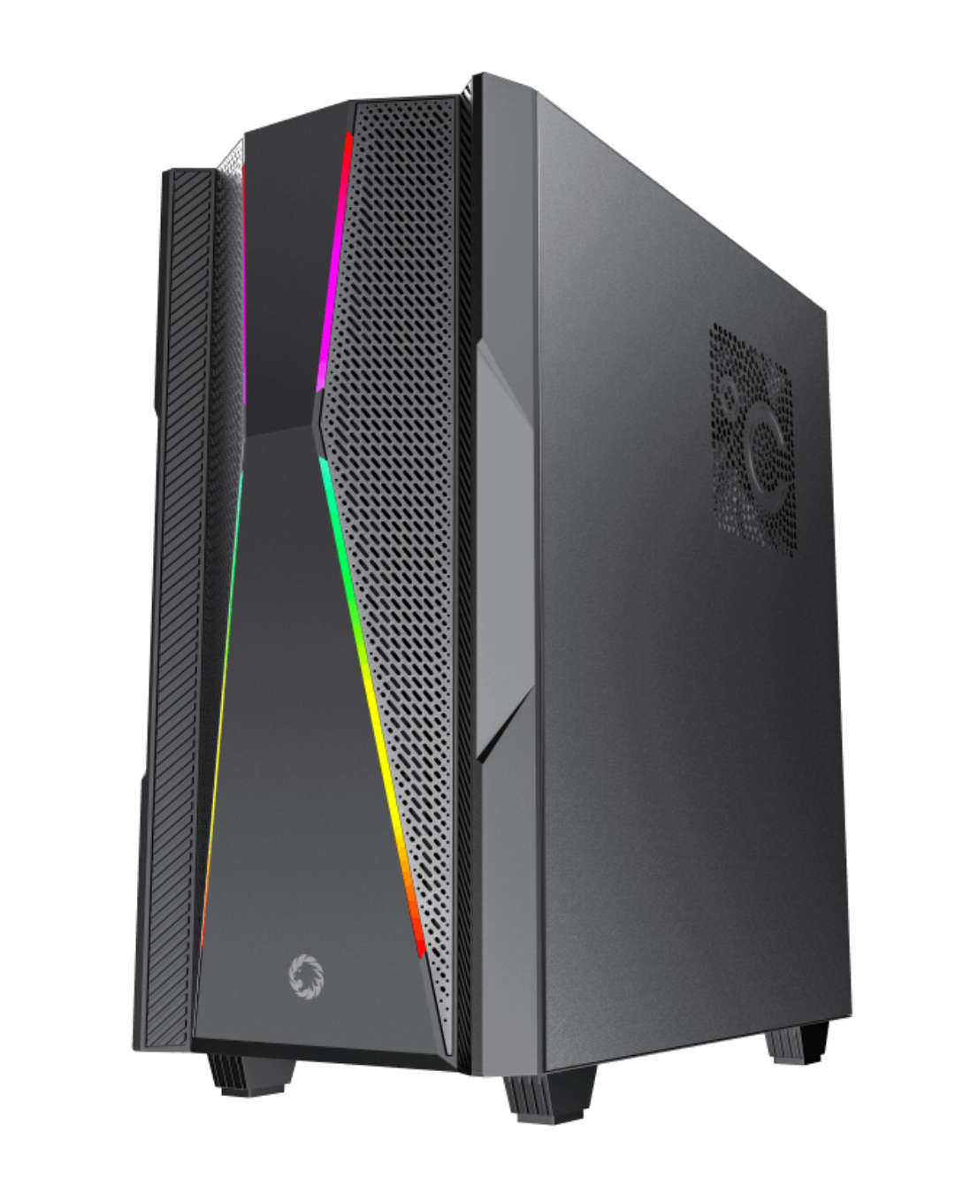 GABINETE GAMER GAMEMAX TYPHOON COC 2XFAN ARGB E-ATX