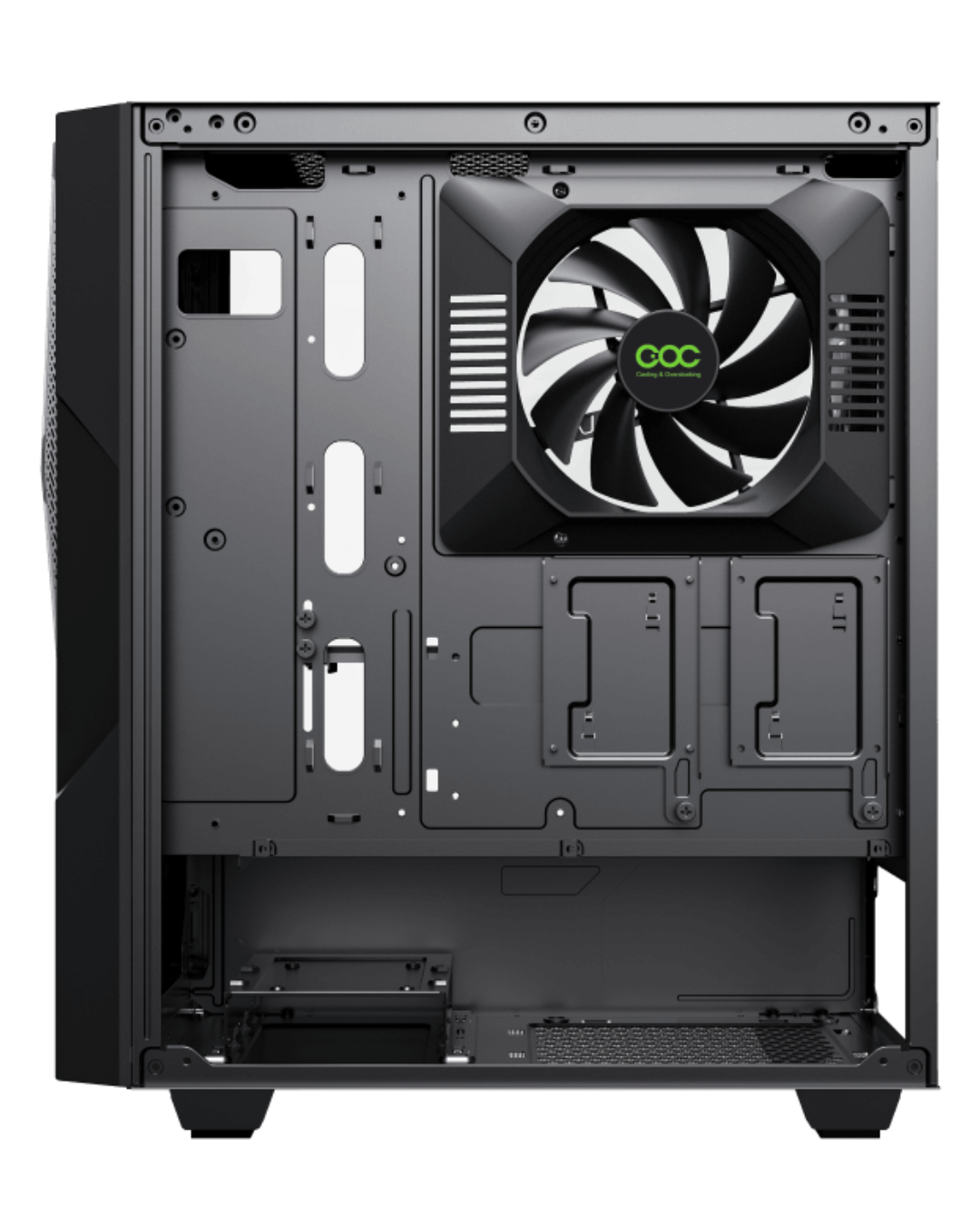 GABINETE GAMER GAMEMAX TYPHOON COC 2XFAN ARGB E-ATX