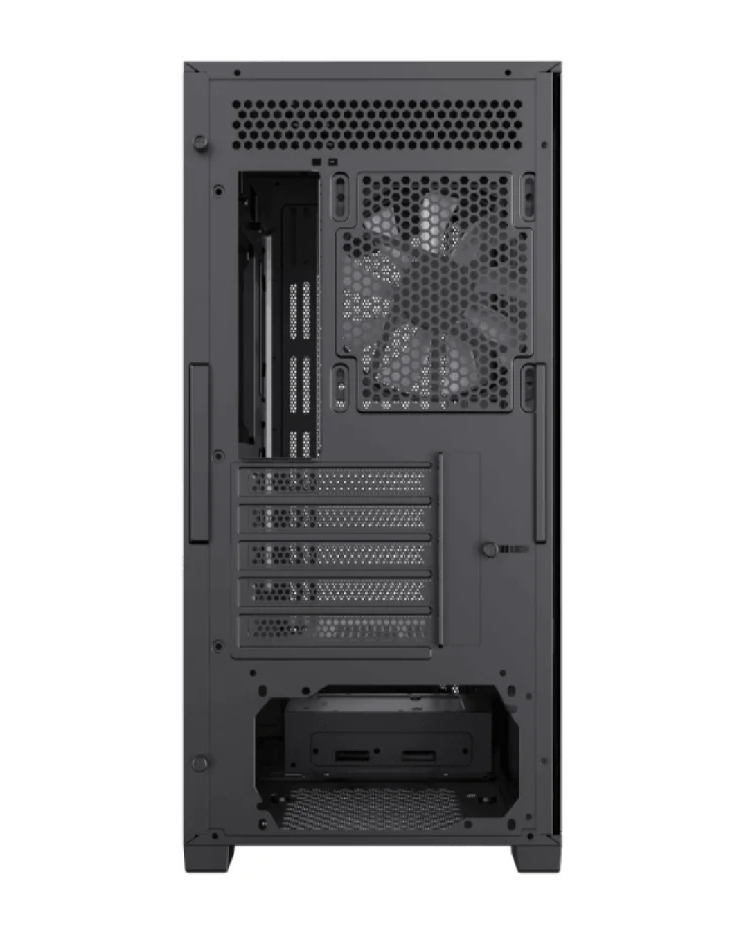 GABINETE GAMER GAMEMAX DEFENDER TG 4XFAN ARGB M-ATX