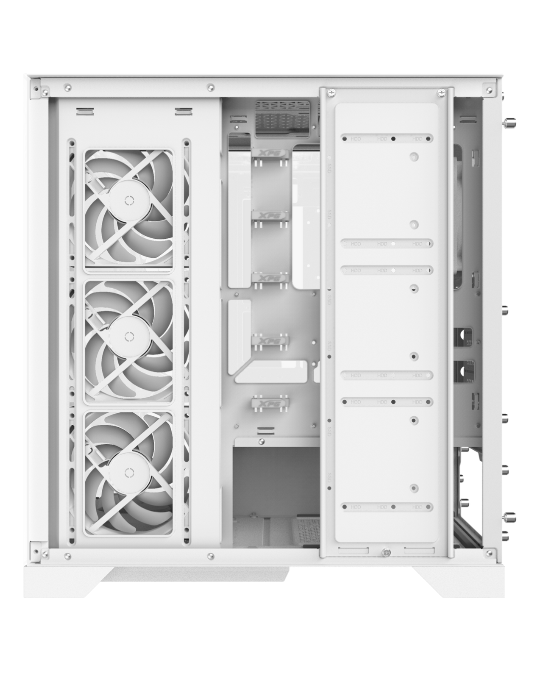 GABINETE GAMER XPG INVADER X BTF WHITE FAN ARGB X5