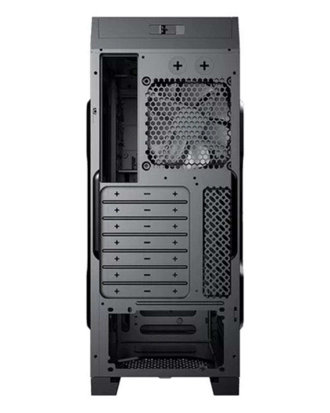 GABINETE GAMER GAMEMAX DARK SILENT 5XFAN ATX