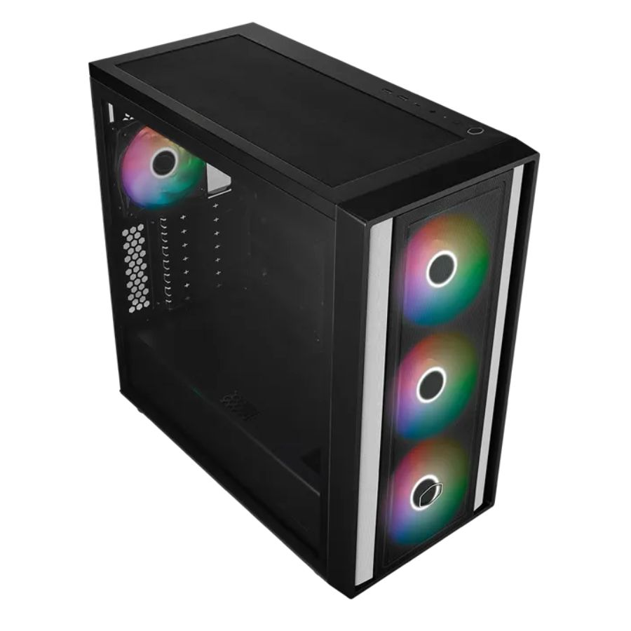 GABINETE GAMER COOLERMASTER MASTERBOX 600 BLACK