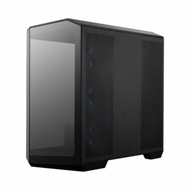 GABINETE GAMER MSI MAG PANO M100R PZ MICRO ATX TG X2 ARGB FAN X4 BLACK