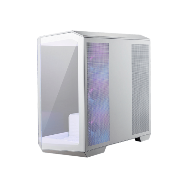 GABINETE GAMER MSI MAG PANO M100R PZ MICRO ATX TG X2 ARGB FAN X4 WHITE