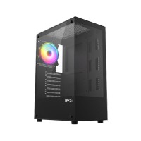 GABINETE GAMER SYX EQS 11 BLACK 1X FAN ARGB ATX