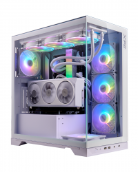 GABINETE GAMER XPG INVADER X BTF WHITE FAN ARGB X5