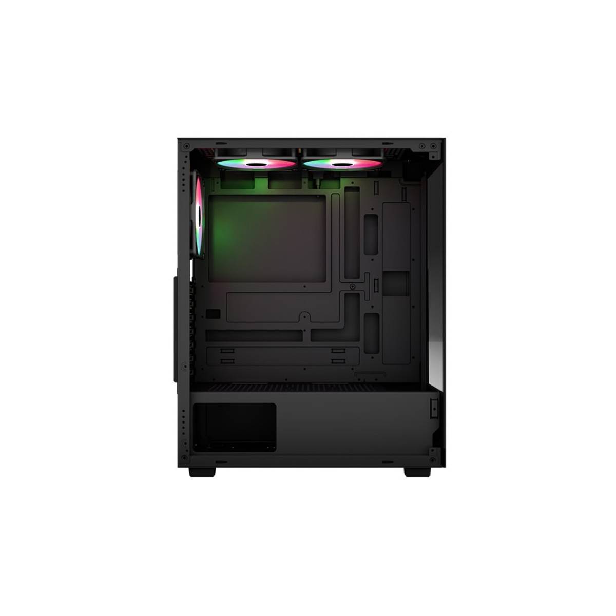 Gabinete Gamer Aerocool Pivot-G-BK-V3 Black + 3 Coolers ARGB