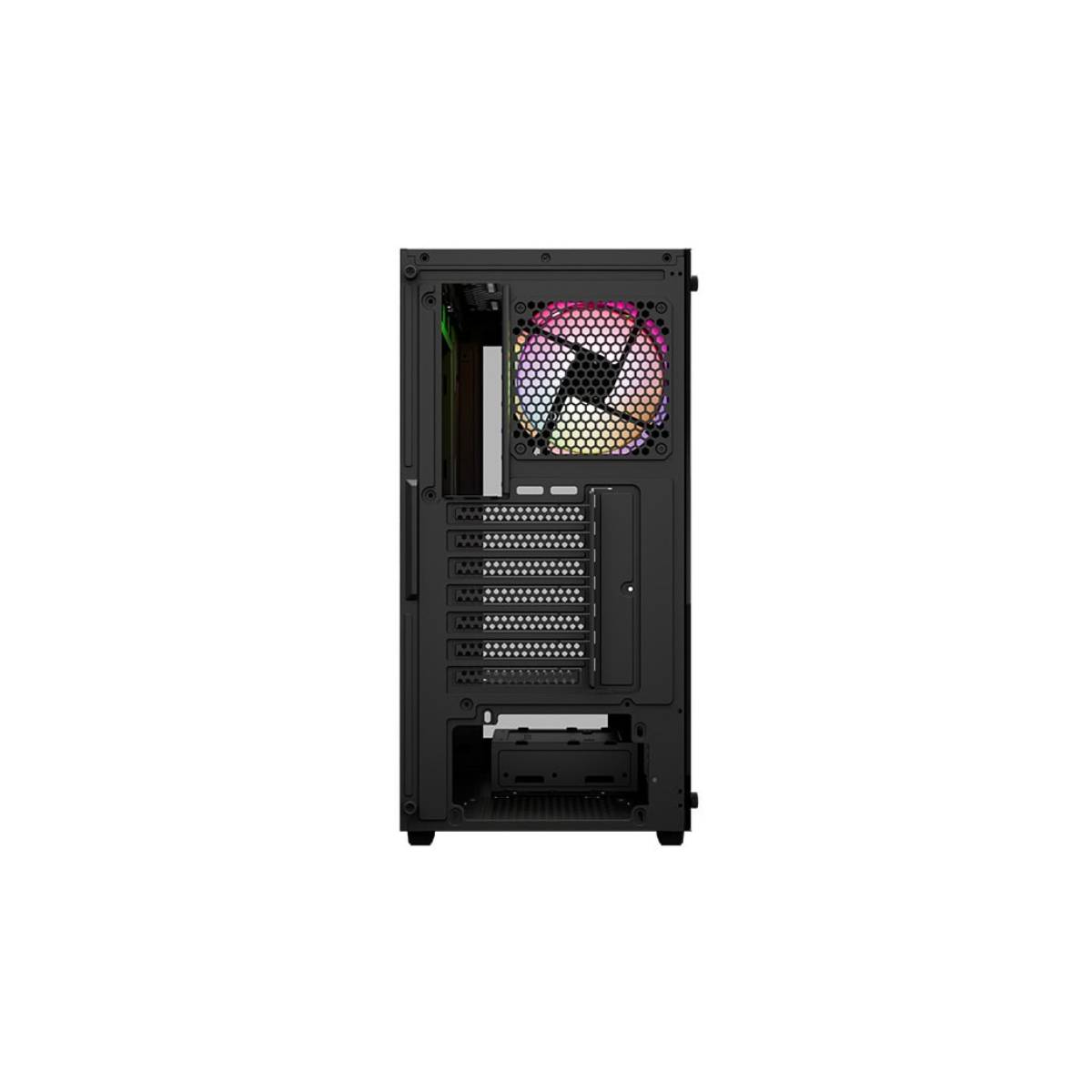Gabinete Gamer Aerocool Pivot-G-BK-V3 Black + 3 Coolers ARGB