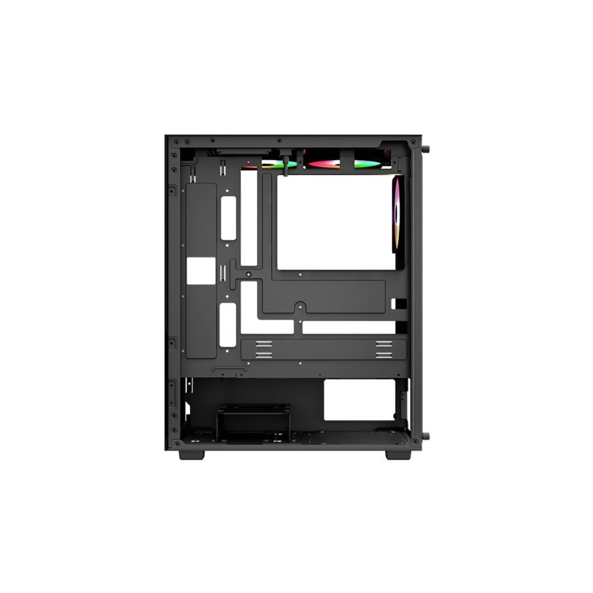 Gabinete Gamer Aerocool Pivot-G-BK-V3 Black + 3 Coolers ARGB