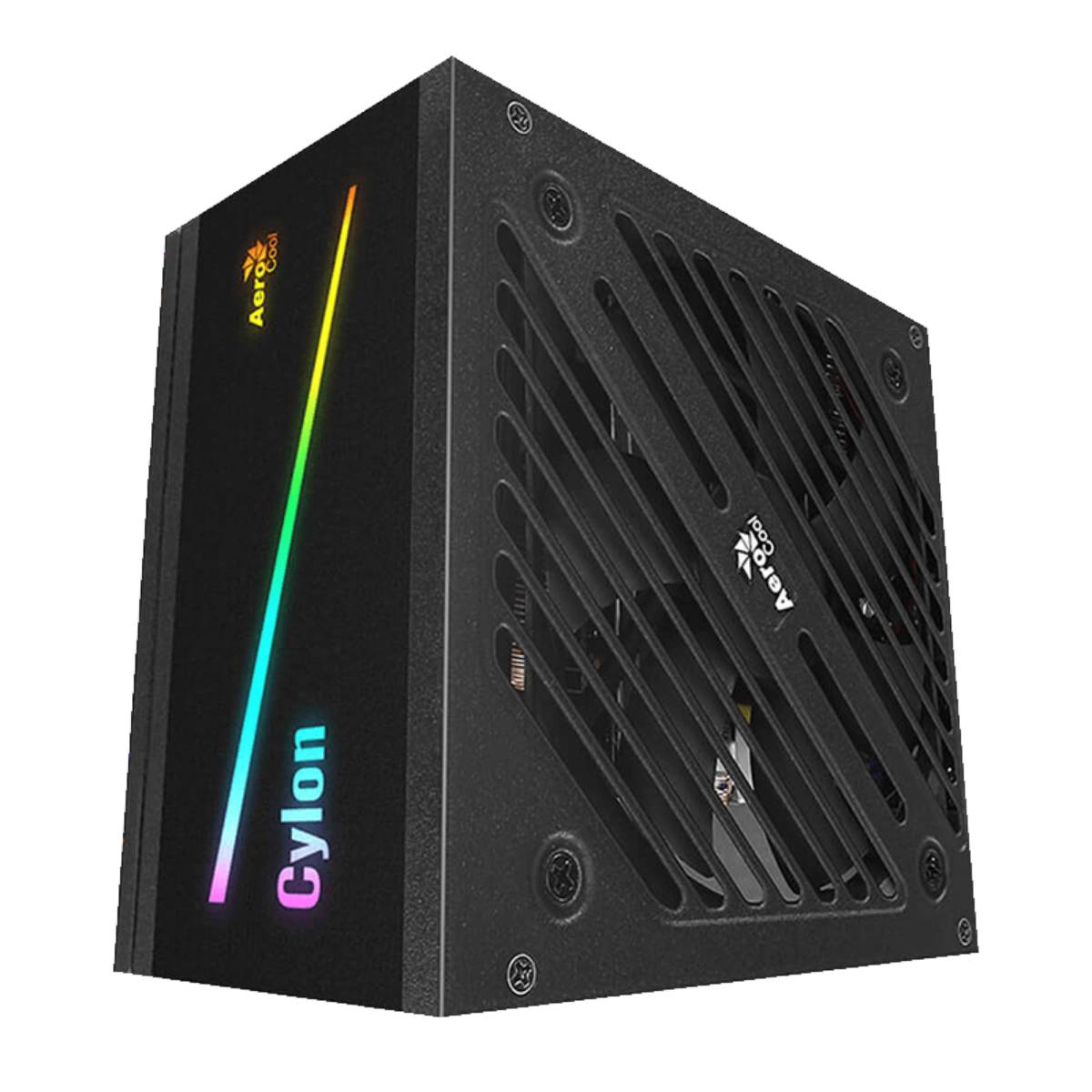 Fuente Aerocool Cylon Full Range RGB 700w 80 Plus Bronce