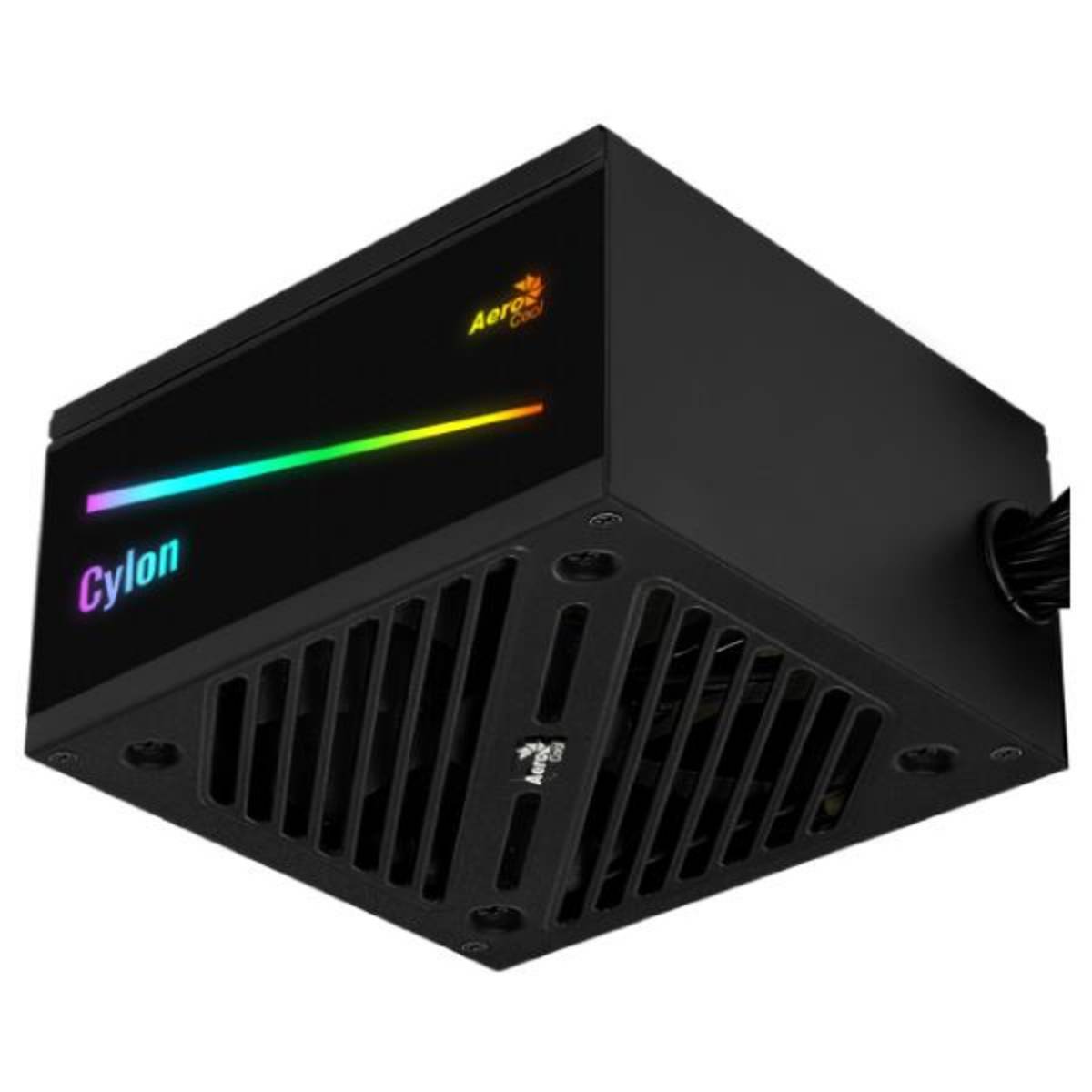 Fuente Aerocool Cylon Full Range RGB 700w 80 Plus Bronce