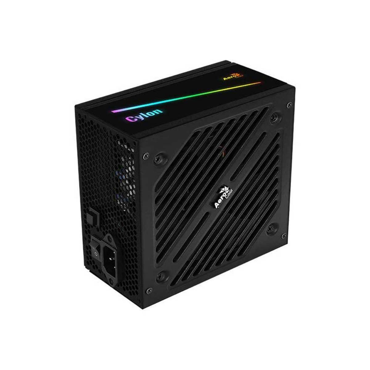 Fuente Aerocool Cylon Full Range RGB 700w 80 Plus Bronce