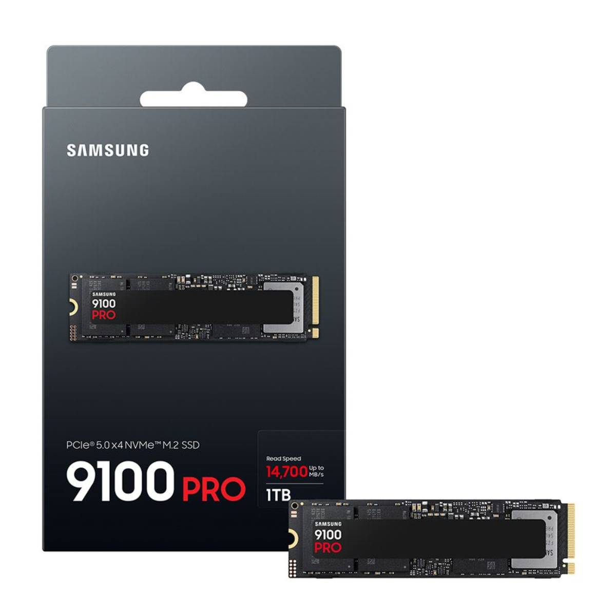 Disco Sólido SSD Samsung 9100 Pro 1TB M.2 NVMe PCIe 5 x 4 14700 MB/s