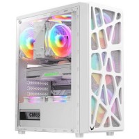 GABINETE FORMULA V MANA WHITE - INCLUYE 4 FANS ARGB