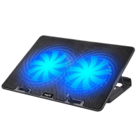 BASE PARA NOTEBOOK 17" RECLINABLE HUB USB LED Y REGULADOR DE VELOCIDAD