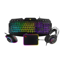 COMBO SENTEY GS-5850 TECLADO + MOUSE + AURICULARES + PAD RGB