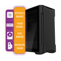 PC GAMER AMD RYZEN 5 8600G  16GB RAM  500GB NVME - GIGABYTE