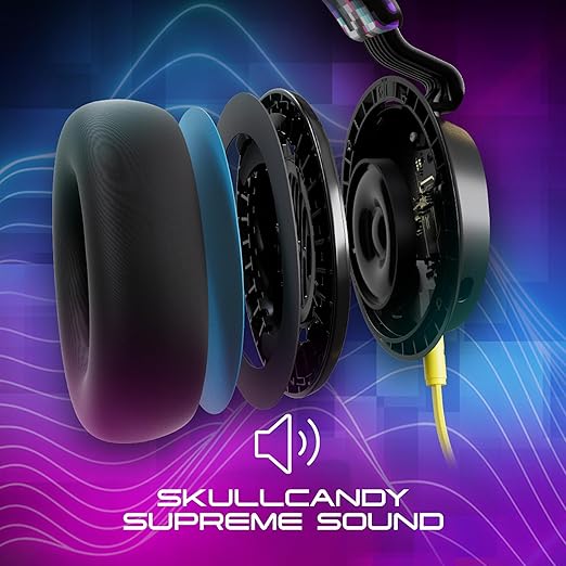 AURICULAR SKULLCANDY SLYR MULTI-PLATAFORMA GAMING WIRED OVER-EAR 