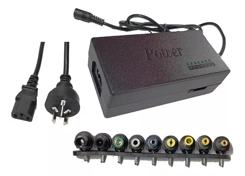 CARGADOR NOTEBOOK UNIVERSAL + ADAPTADORES (SAMSUNG - HP - LENOVO Y- MAS),