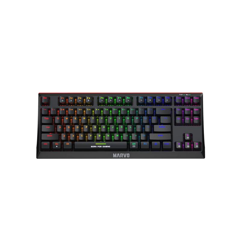 TECLADO MECANICO COMPACTO MARVO KG953 SWITCH 80%