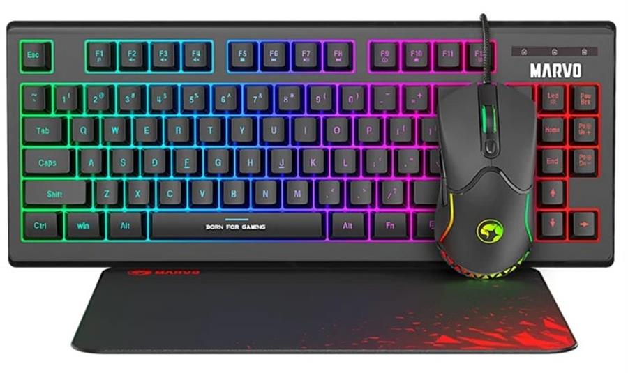 COMBO GAMING 3 EN 1 MARVO CM310SP NEGRO