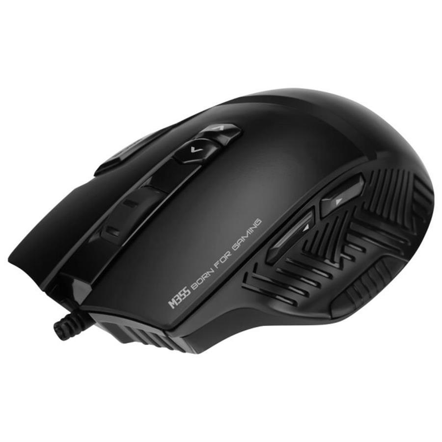MOUSE GAMING MARVO M355 6400 DPI OPTICO LED RGB