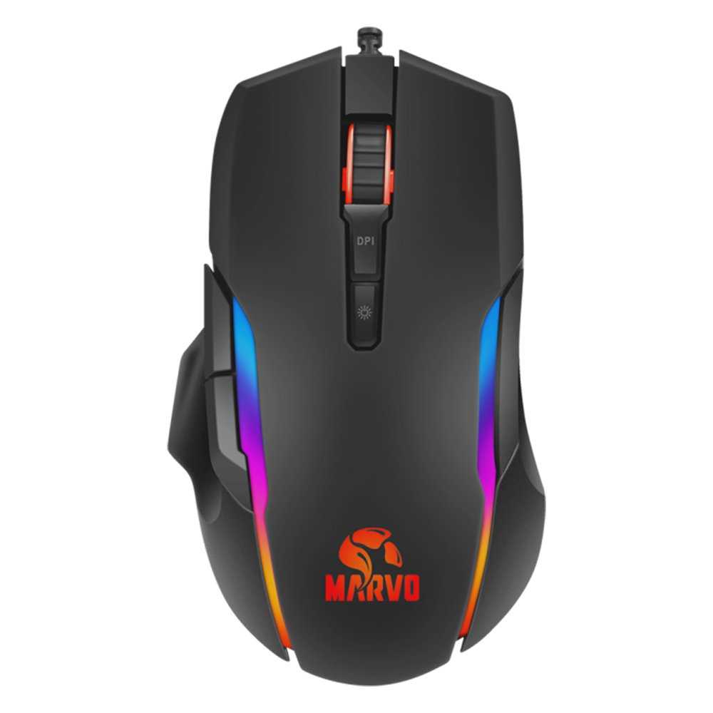 MOUSE GAMING MARVO G945 10000 DPI OPTICO RGB 9B