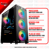 PC GAMER  RYZEN 5 8600G - 16GB - 512GB  N280 + WINDOWS11