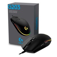 MOUSE LOGITECH C/CABLE G203 NEGRO GAMING