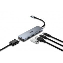 Hub Adaptador USB - C Genius PD-100w