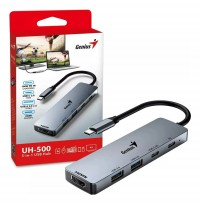 HUB ADAPTADOR USB - C GENIUS PD-100W
