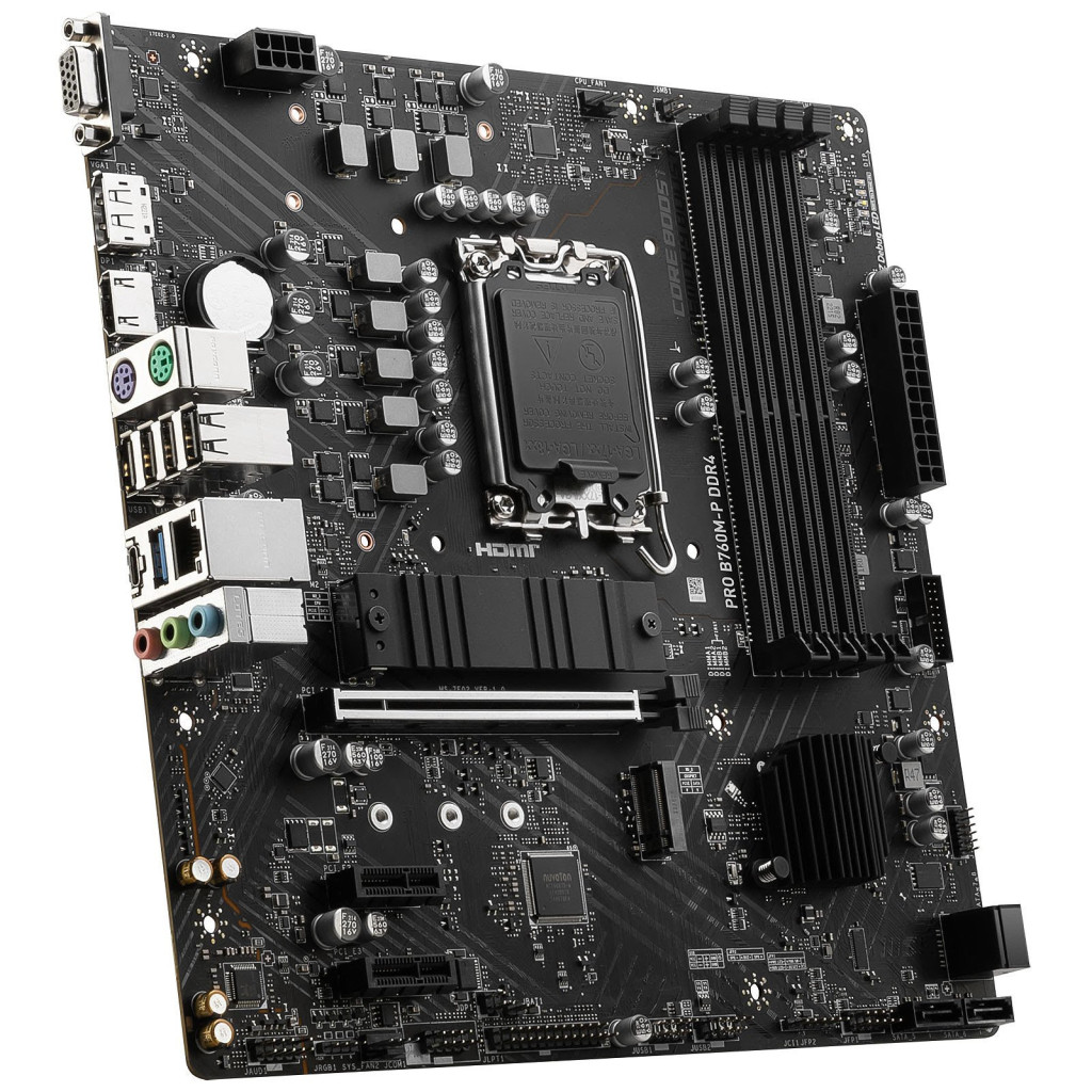 Motherboard Intel MSI PRO B760M-E B760M-E LGA1700 DDR5