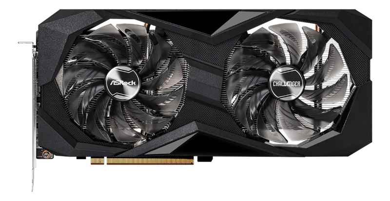 Placa De Video Radeon ASROCK RX6600 CHALLENGER 8GB RX6600 8GB  PCLe4.0