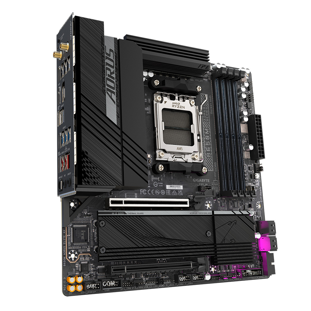 Motherboard Amd AORUS B650M ELITE AX AM5 B650M ELITE AX