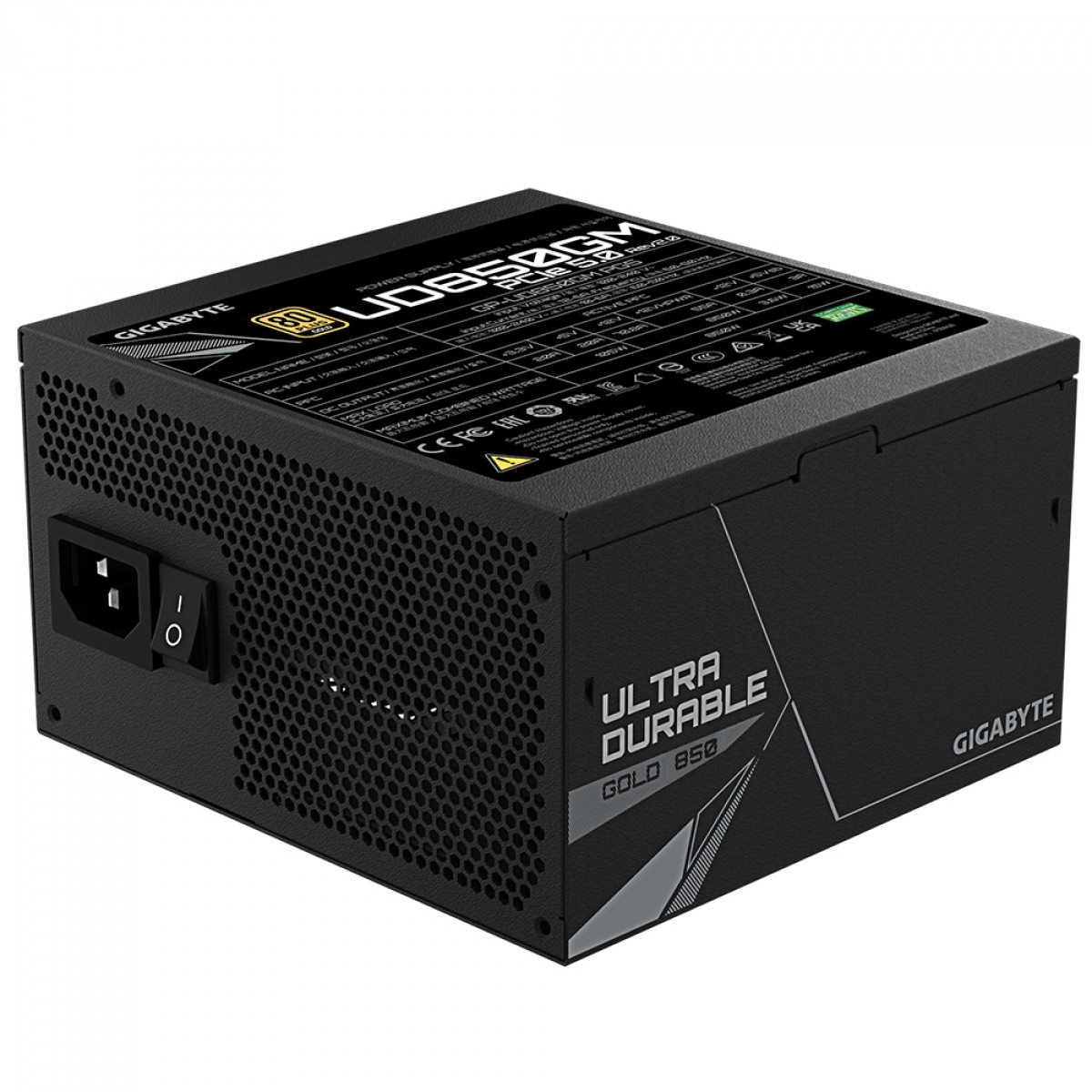 Fuente PC Certificada GIGABYTE 850W GOLD 850W UP GOLD MODULAR