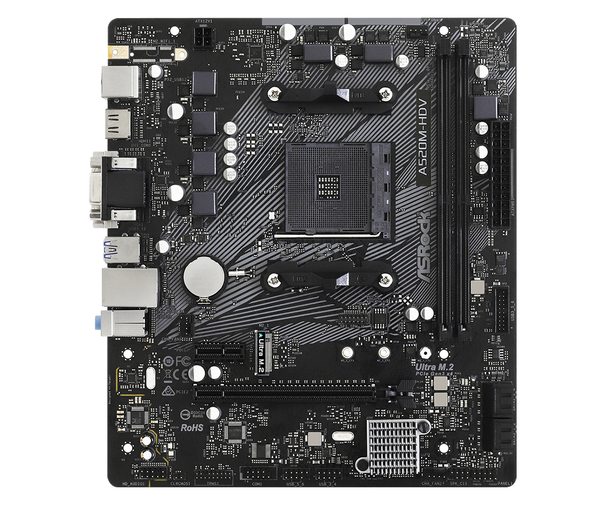 Motherboard Amd ASROCK A520M-HDV A520M ASROCK
